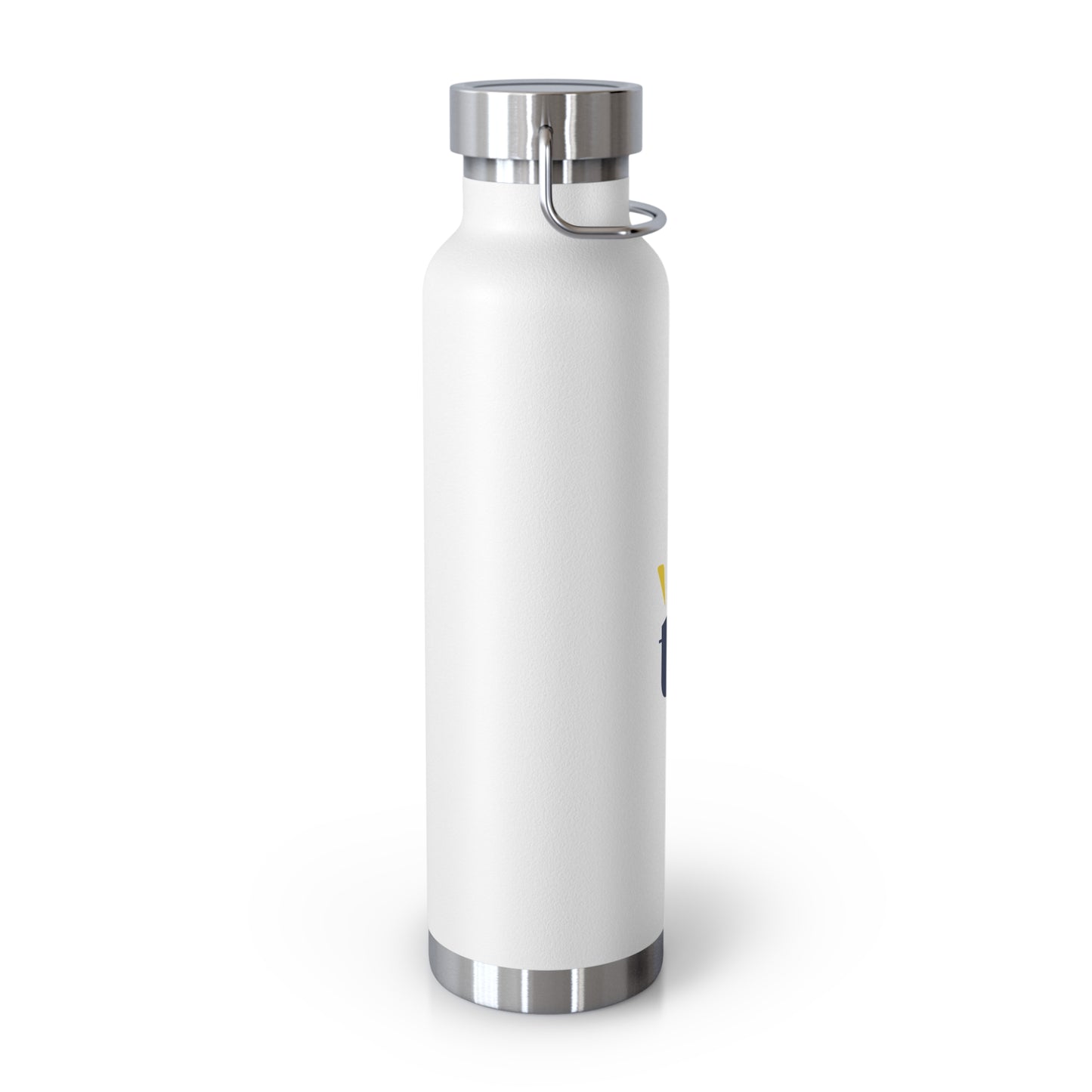 Copper Vacuum Insulated Bottle, 22oz (T Logo)