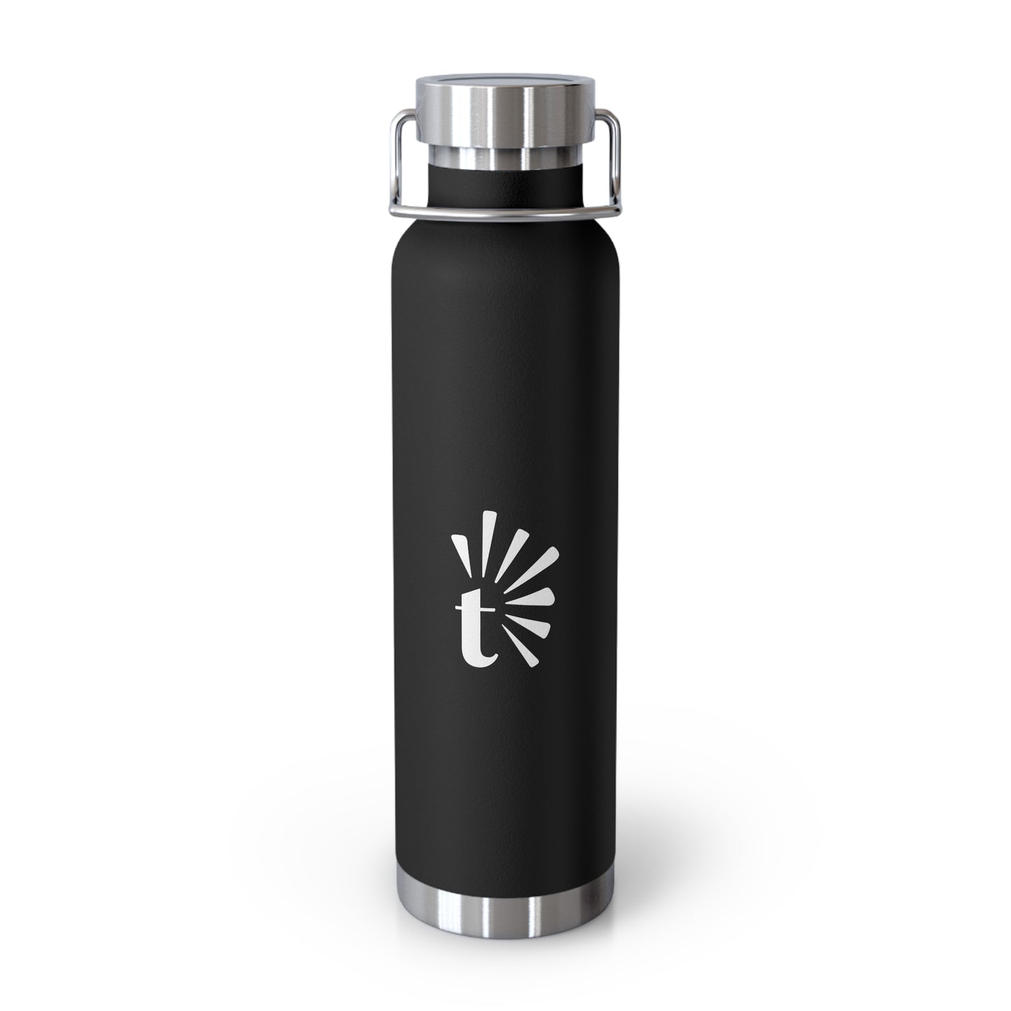 Copper Vacuum Insulated Bottle, 22oz (T Logo)