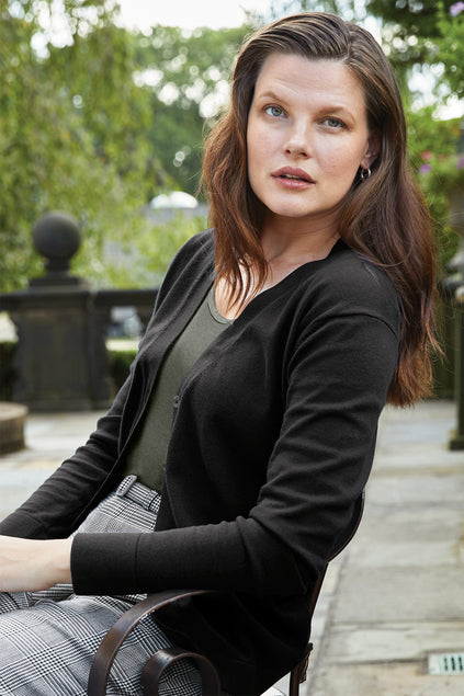 Brooks Brothers® Women’s Cotton Stretch Cardigan Sweater