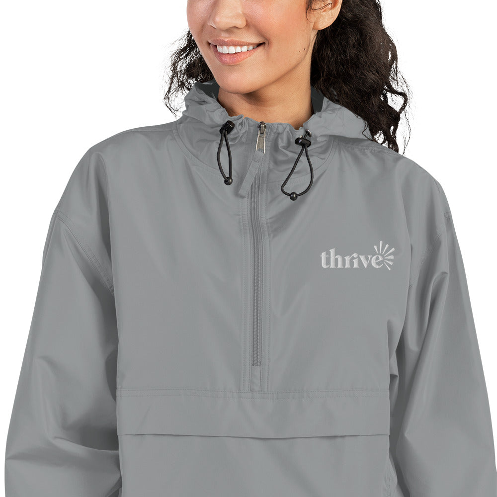 Capable Jacket Embroidered Champion Packable Jacket – Thrive Store
